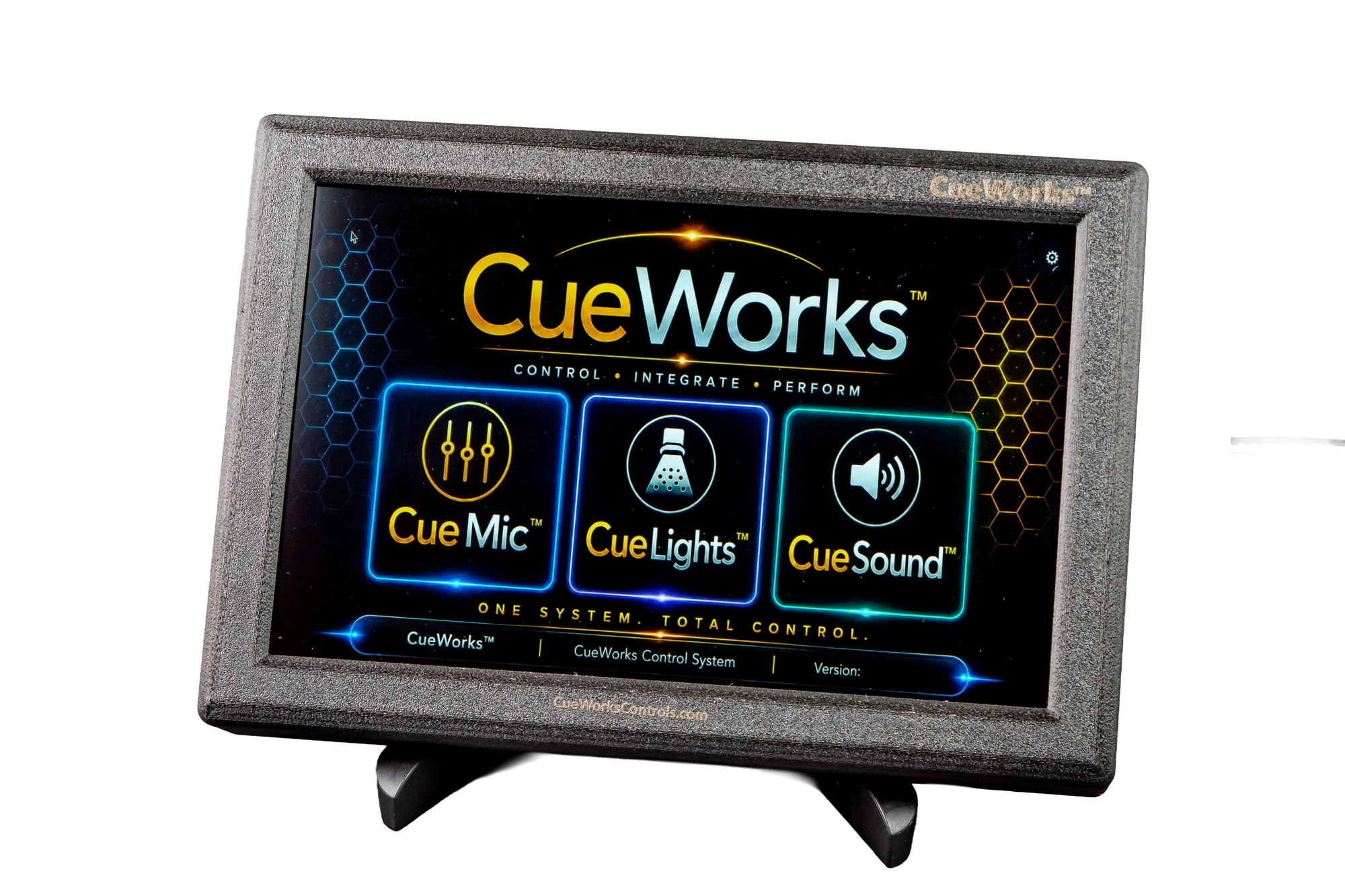 CueWorks control touchscreen